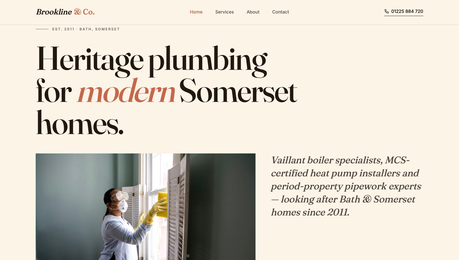 Brookline & Co. website preview